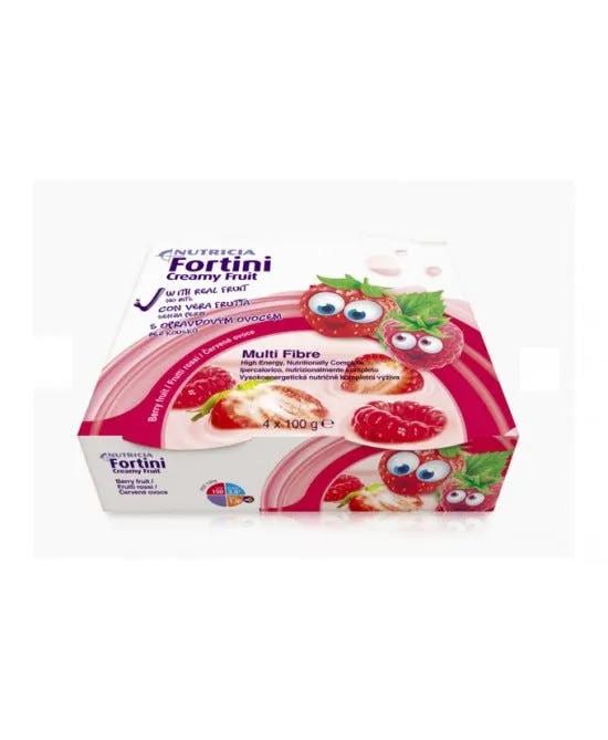 Fortini Creamy Integratore Nutrizionale Ai Frutti Rossi 4 Coppette