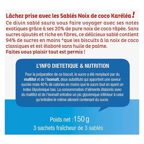 Galletas Karéléa de coco sin azúcar añadido (150 g)