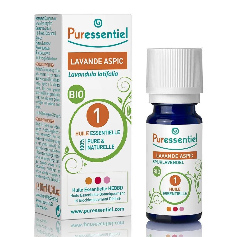 Puressentiel Olio Essenziale Bio Lavanda Spica Per Favorire il Buonumore 10 ml