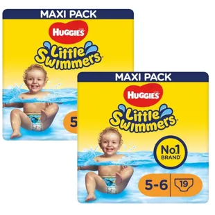 Huggies Little Swimmers Swim Diapers Size 5-6 (12-18 Kg) 2x19 Units
