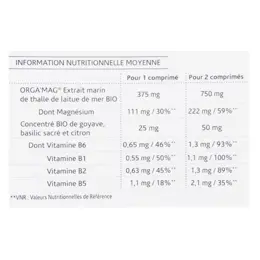 Arkopharma Arkomag Bio Magnésium Marin + Végétal 30 comprimés