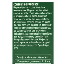 NatureSun Aroms Huile Essentielle Bio Géranium 10ml