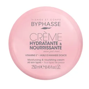 Byphasse Moisturizing and Nourishing Face and Body Cream 250 ml