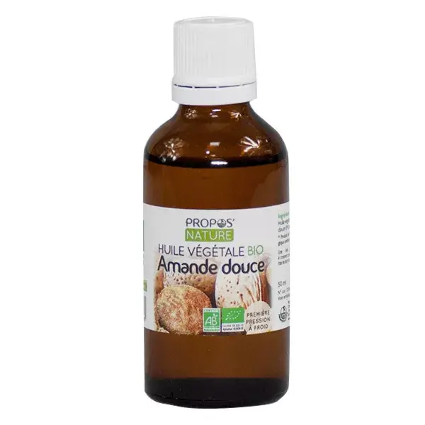 Propos' Nature Aroma-Phytotherapy Organic Sweet Almond Vegetable Oil 50ml