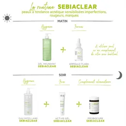 SVR SEBIACLEAR AMPOULE FLASH Anti-Imperfections Anti-Rougeurs Lissante 30ML