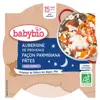 Babybio Repas Soir Assiette Aubergines Parmigiana Macaroni +15m Bio 260g