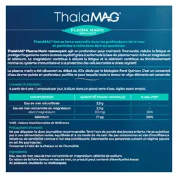 Thalamag Magnésium Marin Plasma Marin 20 ampoules