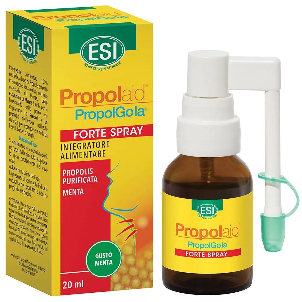 Esi Propolaid PropolGola Forte Spray Integratore Benessere Gola  Menta 20 ml