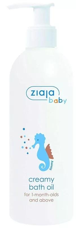 Ziaja Creamy Hypoallergenic Baby Bath Oil +1m 300 ml