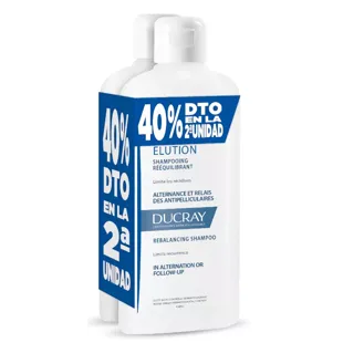 Pack Duplo Ducray Elution Shampoo 400 ml