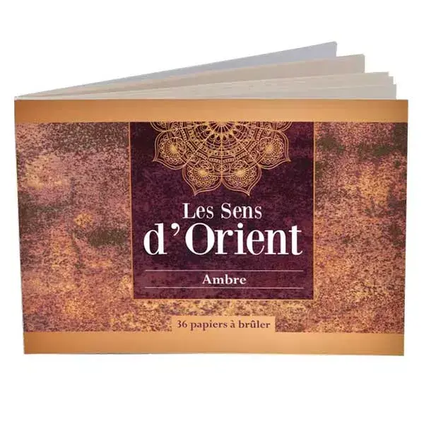 Pharm Up Les Sens d'Orient Carnet Papier Arménie Ambre 36 feuilles