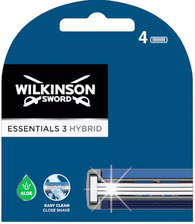 Wilkinson Sword Essentials 3 Ibrido 4 ricariche