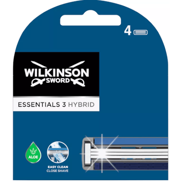 Wilkinson Sword Essentials 3 Hybride 4-navullingen