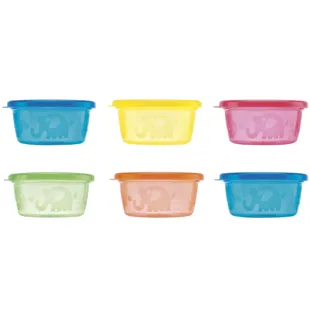 Nûby Airtight Containers +3m 300 ml 6 units