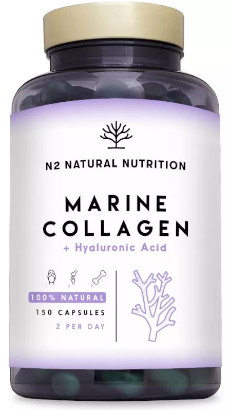 N2 Natural Nutrition Colágeno Marino con Ác. Hialurónico 150 Cápsulas