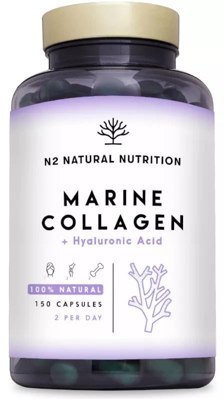 Collagène marin N2 Natural Nutrition avec Ac. Hyaluronique 150 Gélules