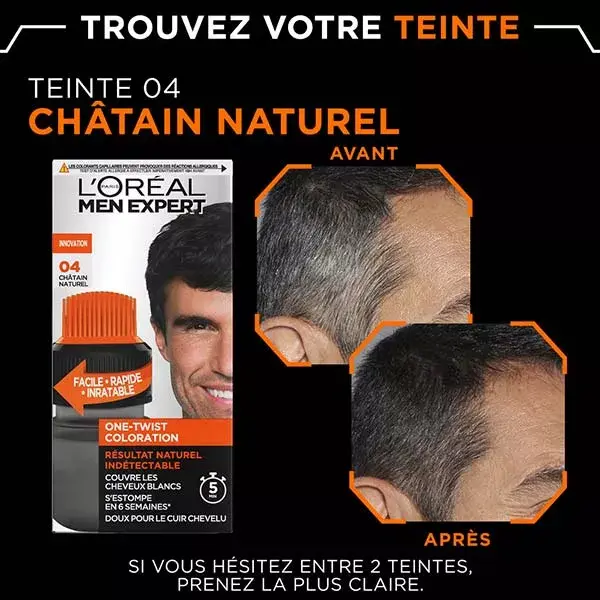 L'Oréal Paris Men Expert One-Twist Colour N°4 Natural Chestnut