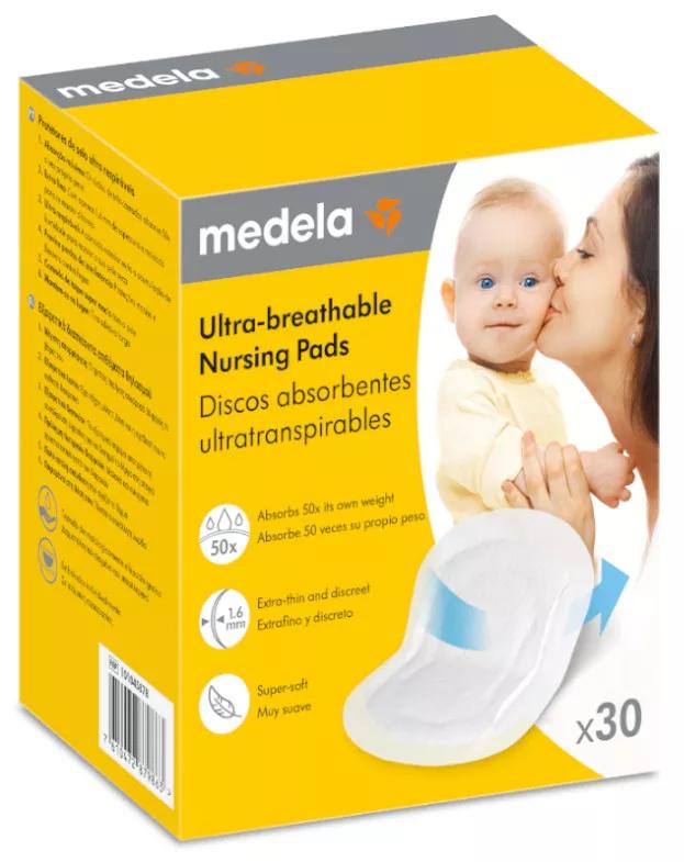 Medela Discos Lactância Safe And Dry Ultra Thin 30Uds