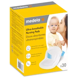 Medela Ultra-Breathable Absorbent Nursing Pads 30 units