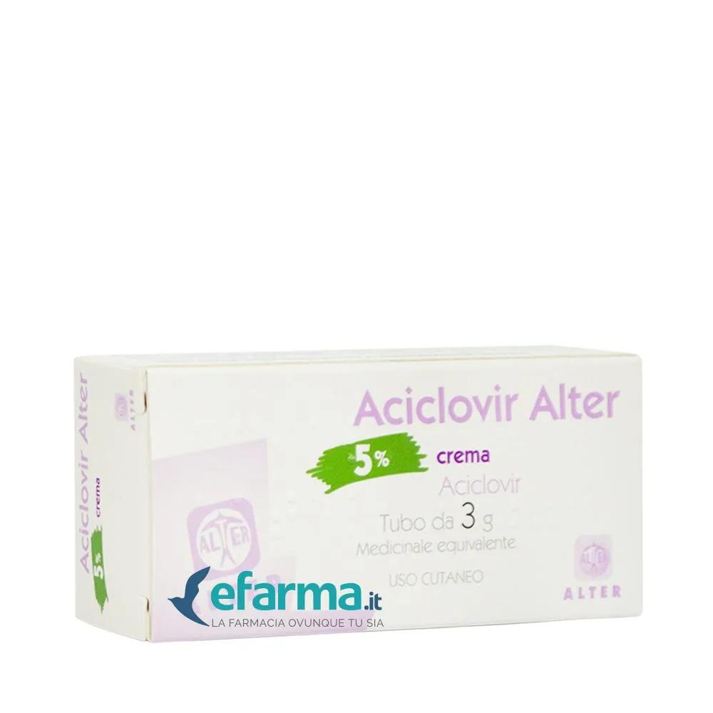 Aciclovir Alter 5% Herpes Crema 3g