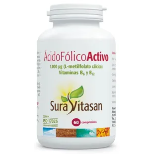 Sura Vitasan Active Folic Acid 60 Tablets