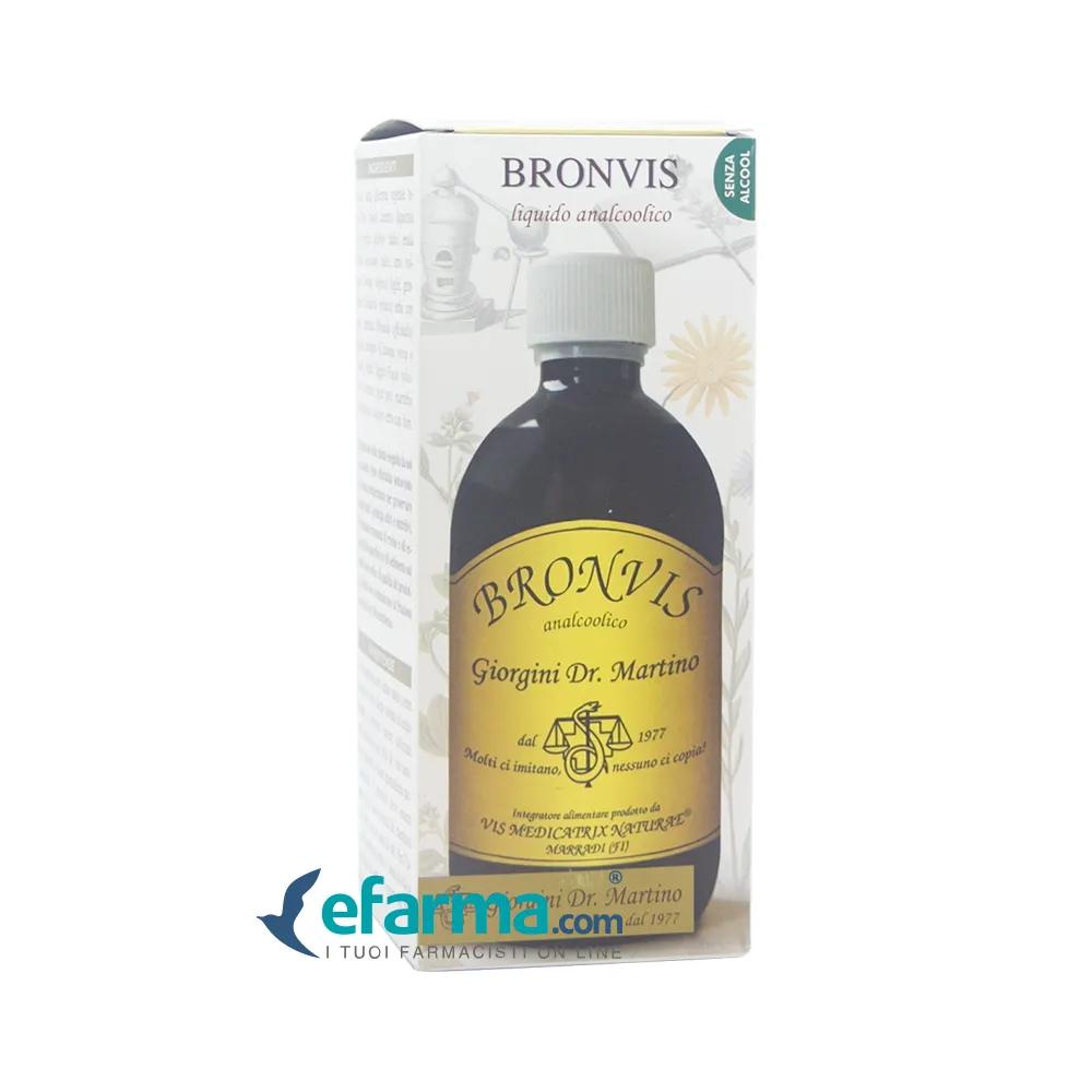 Dr. Giorgini Bronvis Liquido Analcolico Integratore Vie Respiratorie 500 ml