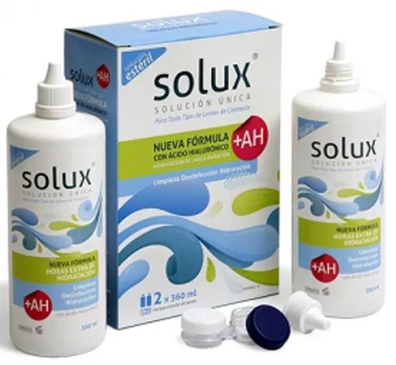 Solux Solução Única +AH 2x360 ml