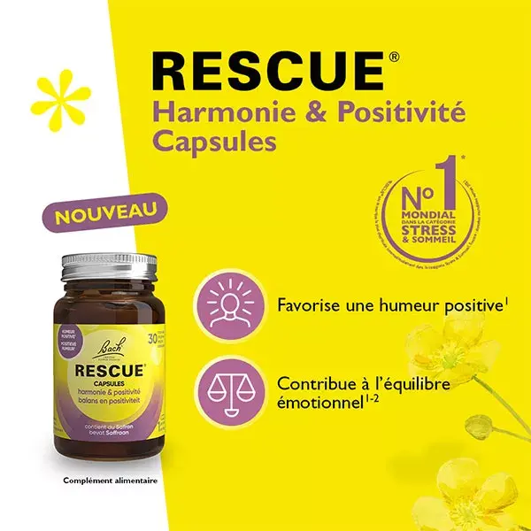 RESCUE® Harmony and Positivity Capsules 30 units
