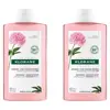 Klorane Pivoine Shampoing Apaisant Cuir Chevelu Sensible Lot de 2 x 400ml