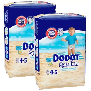 Dodot Splashers T4 Swim Diapers (9-15 Kg) 2x11 units
