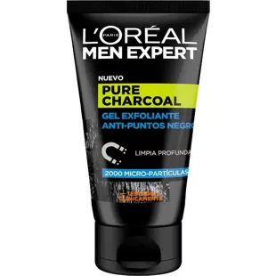 L'Oréal Men Expert Pure Charcoal Gel Exfoliante Anti-Puntos Negros 100 ml