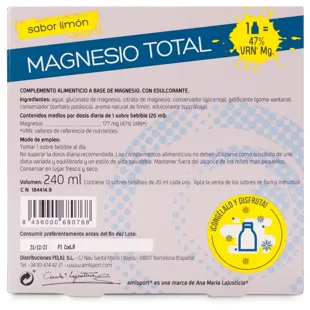 Ana Maria Lajusticia Amlsport Gel de Magnésium Total 12 unités