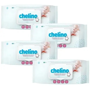 Chelino Toalhetes Infantis 4x60 unidades