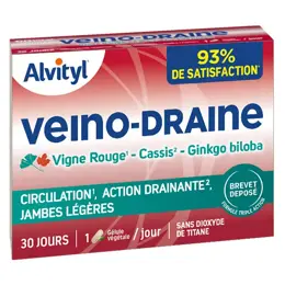 Alvityl Veino-Draine Circulation, jambes légères dès 12 ans 3 x 30 gélules