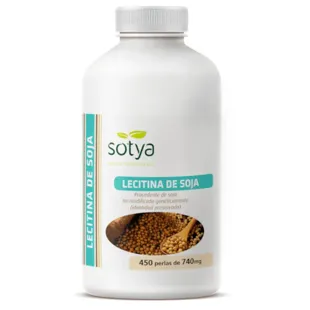 Soy Lecithin 500mg Sotya 450 Capsules