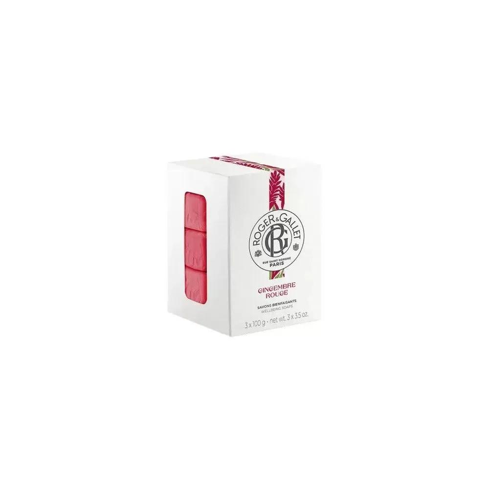 Roger & Gallet Gingembre Rouge Box Saponette 3 Pezzi