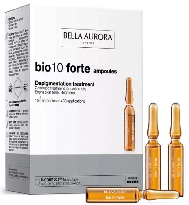 Bella Aurora Bio 10 Ampolas despigmentantes Forte 15Udsx2ml