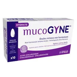 Mucogyne Ovules Intimes Non Hormonaux 10 ovules vaginaux