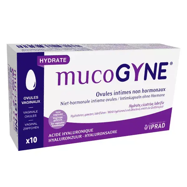 Mucogyne Ovules Intimes Non Hormonaux 10 ovules vaginaux