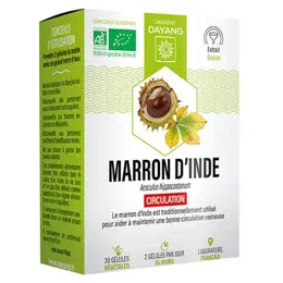 Dayang Marron d'Inde Bio Circulation Sanguine 15 gélules