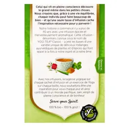 Yogi Tea Thé Blanc à l'Aloe Vera 17 sachets