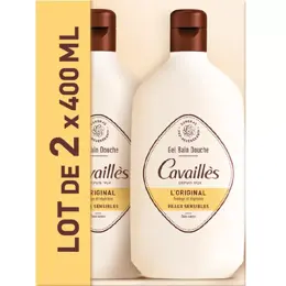 Rogé Cavaillès Gel Bain Douche Surgras Actif Lot de 2 x 400ml