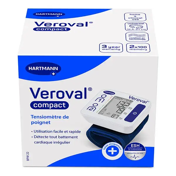 Hartmann Veroval Compact Wrist Blood Pressure Monitor