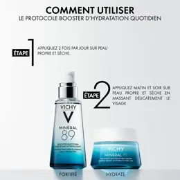 Vichy Routine Hydratation Minéral 89 Booster 30ml & Minéral 89 Crème Légère 50ml