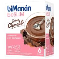 Bimanán Be Slim Natillas Chocolate 6 Sobres