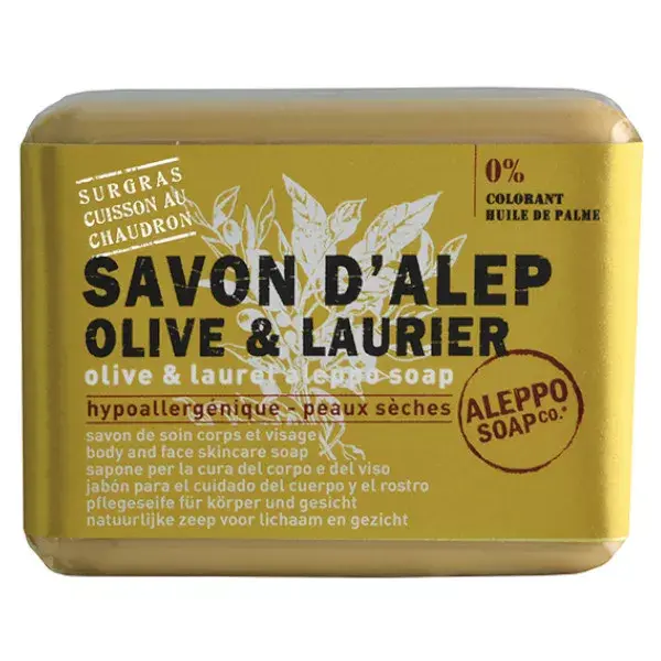 Aleppo Soap Savon Alep Olive & Laurier 100g