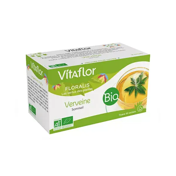 Vitaflor Té Orgánico de Verbena Para la Digestión y el Sueño 18 Bolsitas