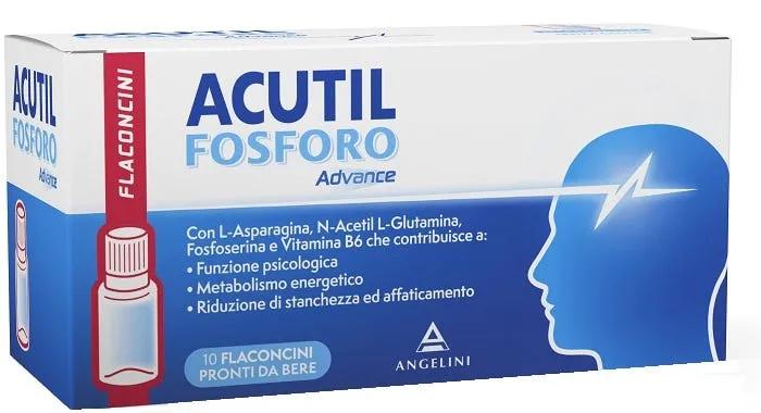 Acutil Fosforo Advance Integratore Per Memoria e Concentrazione 10 Flaconcini