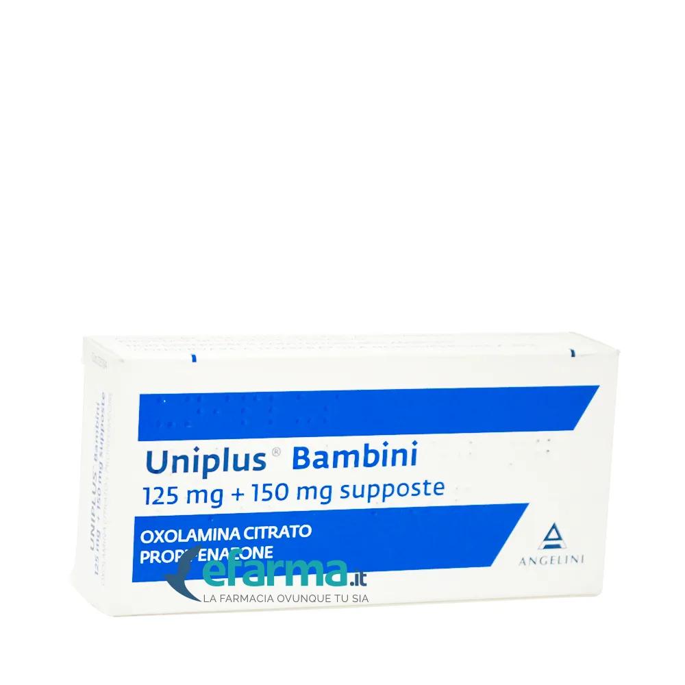 Uniplus Bambini 125mg+150mg Propifenazone 10 Supposte