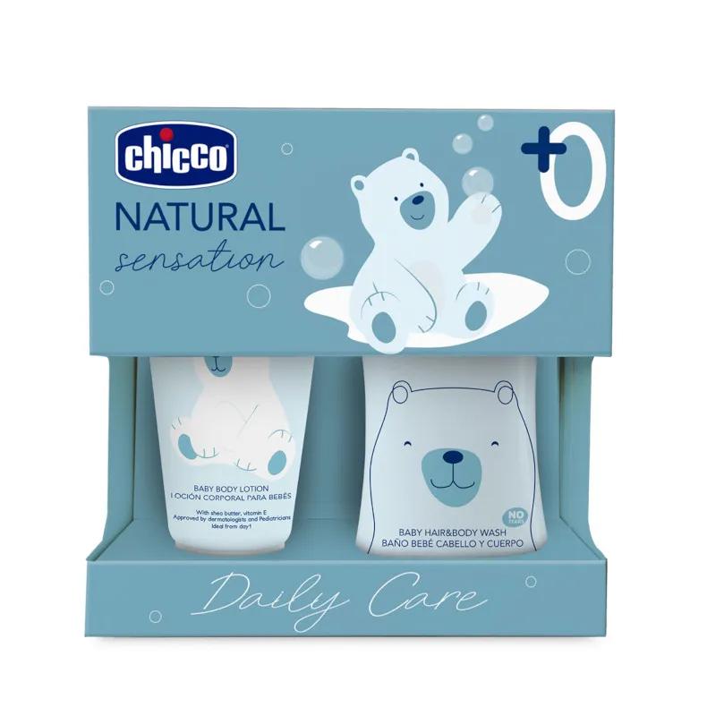 Imagen de Chicco Natural Sensation Gel-Champú 200 ml + Crema Corporal 150 ml
